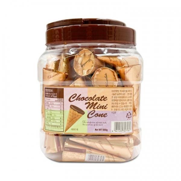 초콜릿향 미니 콘 500g X 3개