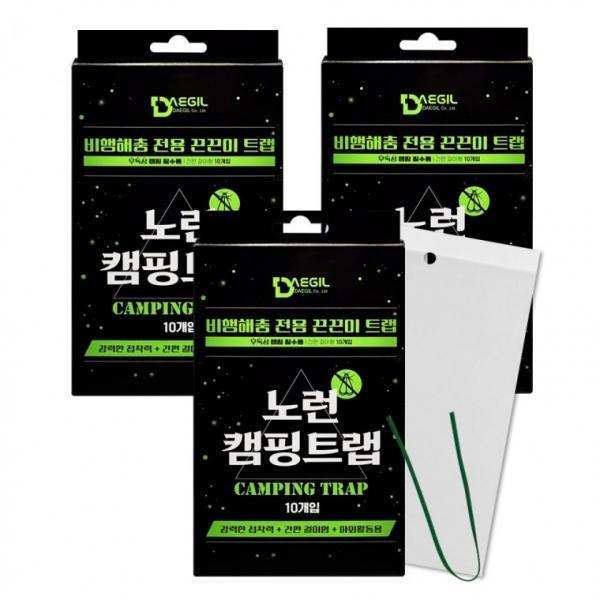 노런 캠핑트랩 10매x3개 걸이형