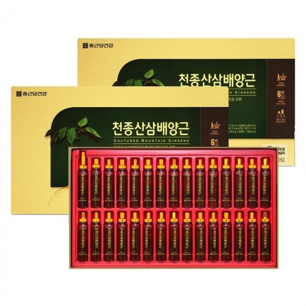 종근당건강 천종산삼배양근 30병 2박스