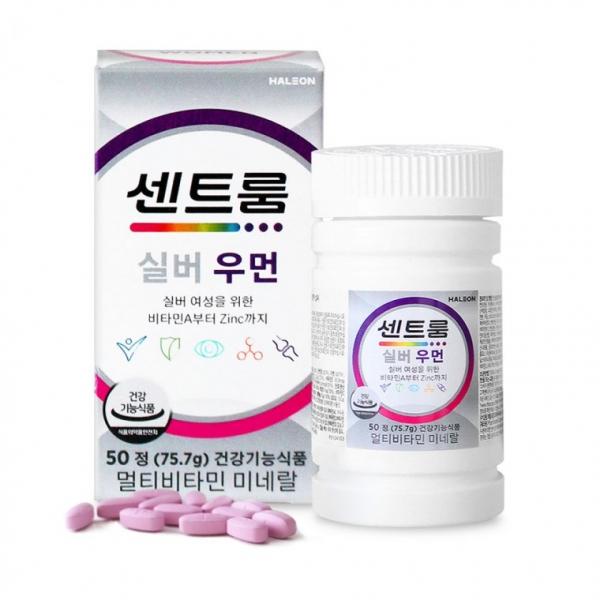 센트룸 실버 우먼 멀티비타민 미네랄 50정