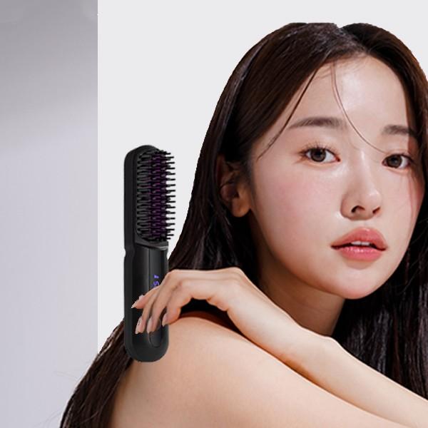 무선 뿌리볼륨 스타일러 빗 고데기