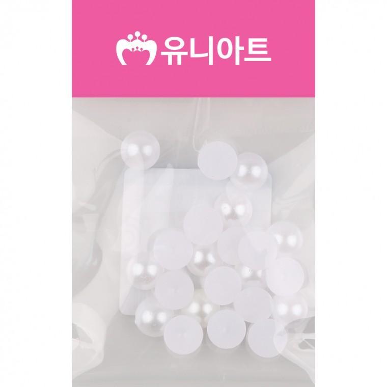 1000 반쪽진주 원 12mm 흰색