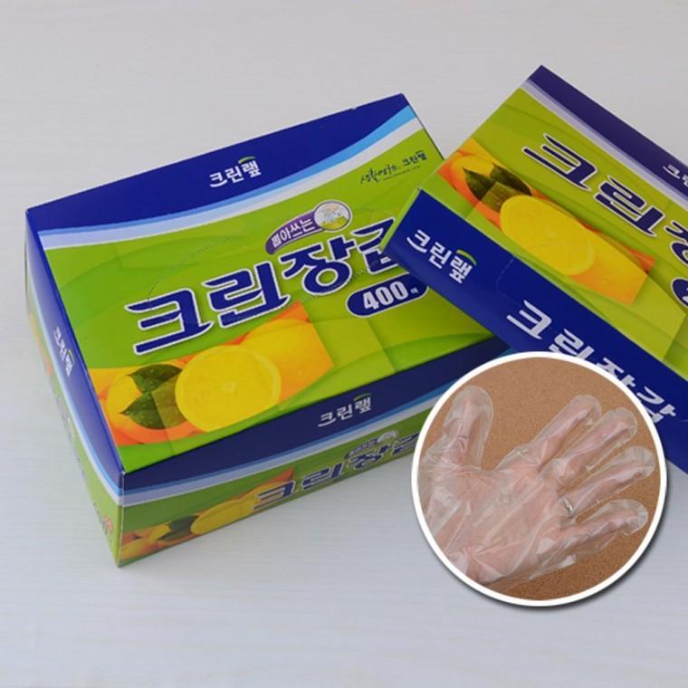 크린랩 크린장갑 200매/400매 위생장갑 비닐장갑 주방용품 일회용장갑