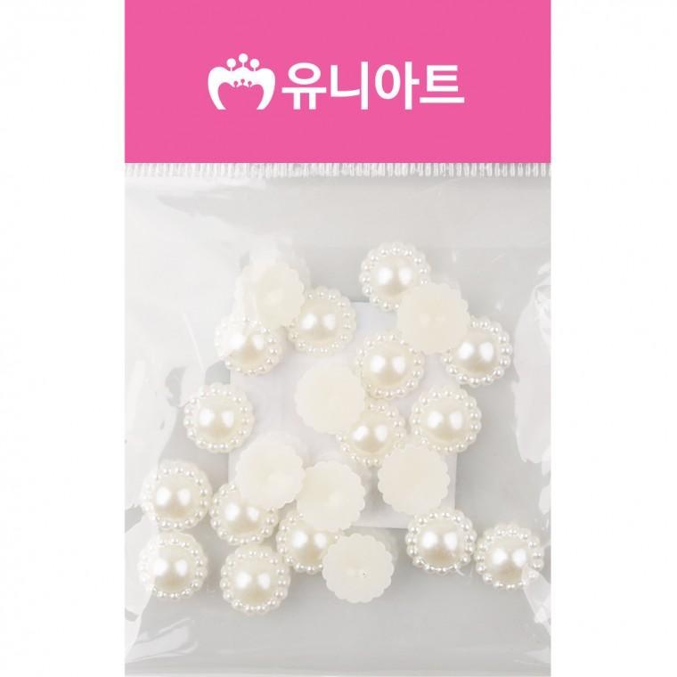 1000 반쪽진주 꽃 12mm 진주