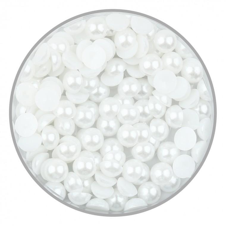5000 반쪽진주 원 12mm 흰색