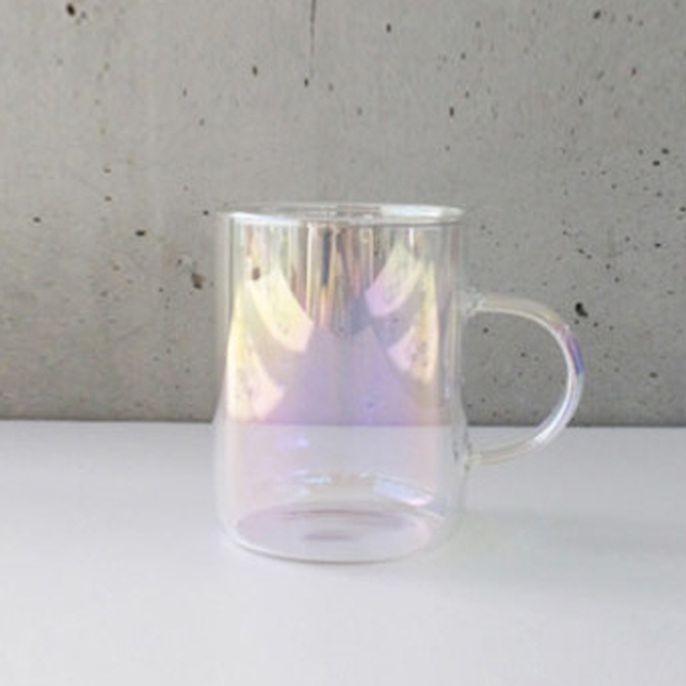 유리컵 머그잔 오로라컵 유리잔 내열컵 물컵 530ml