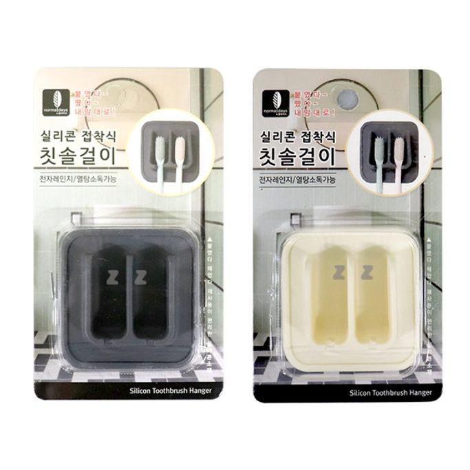 실리콘 칫솔걸이 칫솔 거치대 욕실 선반 정리 후크