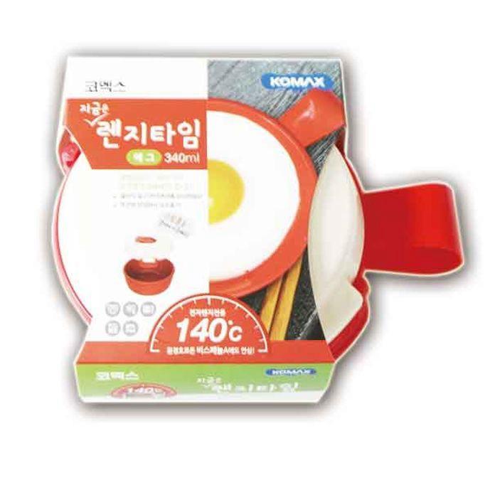 코멕스 밀폐용기 반찬통 전자레인지 용기 에그 340mL