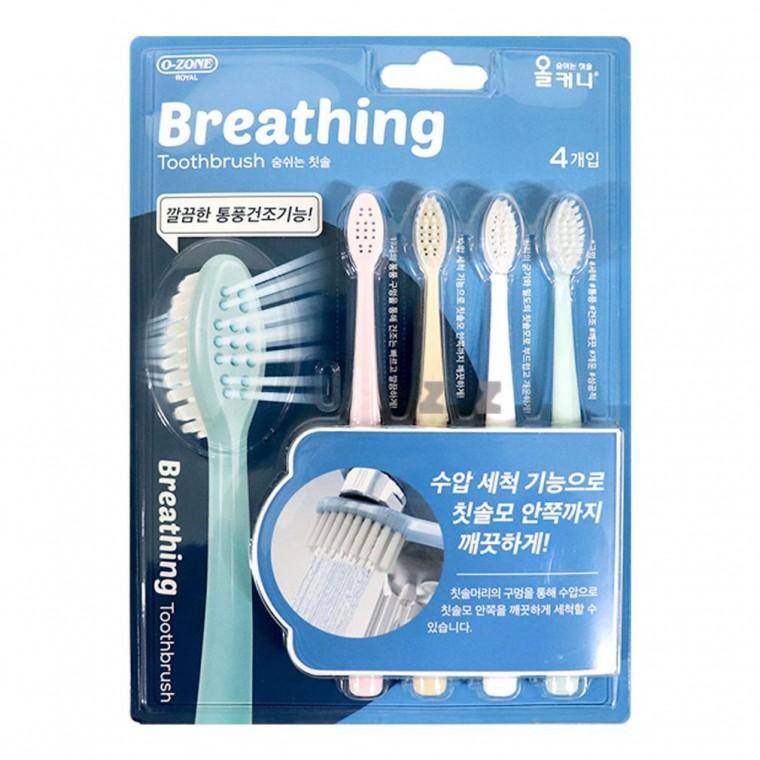 칫솔 양치 브러쉬 플라그 칫솔 세면도구 일반모 4p