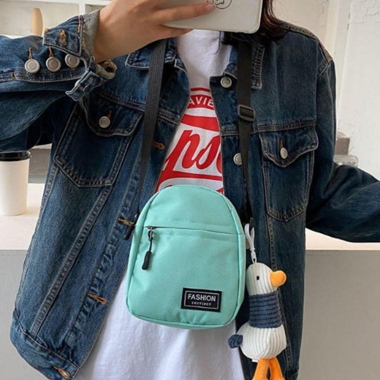 인기 작은 메신저백 데일리 10대 숄더백 민트 가방