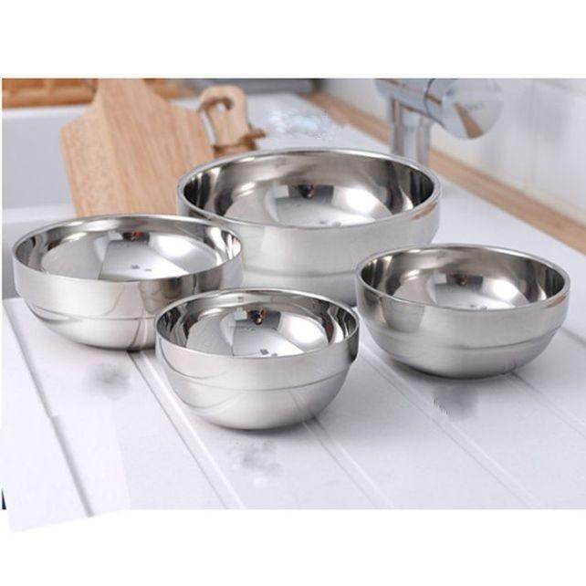 이딜리 스텐 국그릇 이중진공 대접 라면 그릇 중 12cm