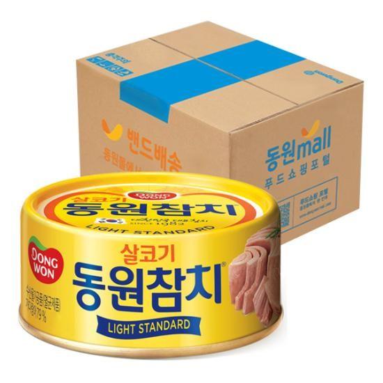 동원참치 살코기 라이트스탠다드 85g 60캔 (1박스)