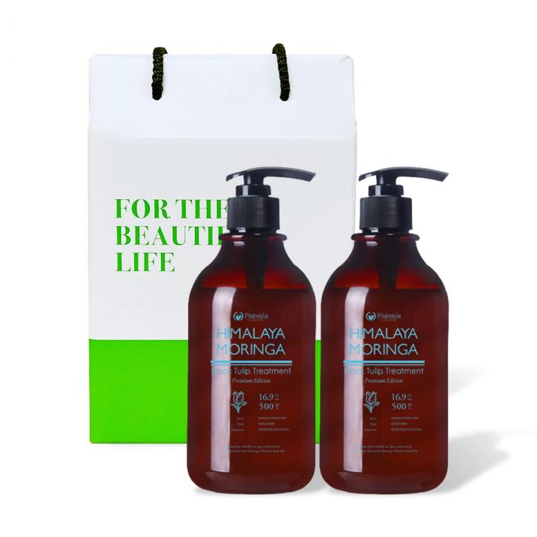 모링가 블랙튤립 트리트먼트 500ml 2개 헤어선물세트