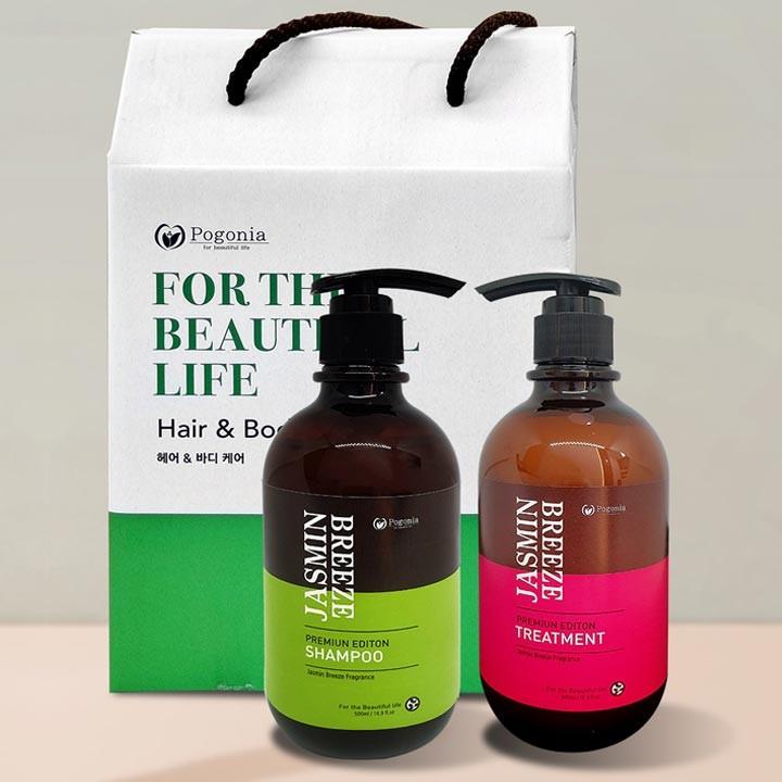 모링가 자스민 샴푸+트리트먼트 2종선물세트