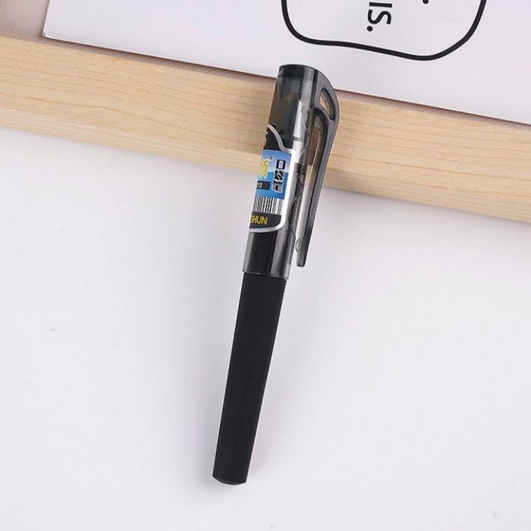 휴대용 포켓 스타일 미니 볼펜 블랙 잉크 0.5mm