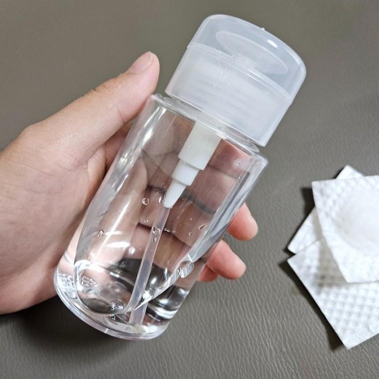 200ml 누르는 토너 펌프 소분 공병