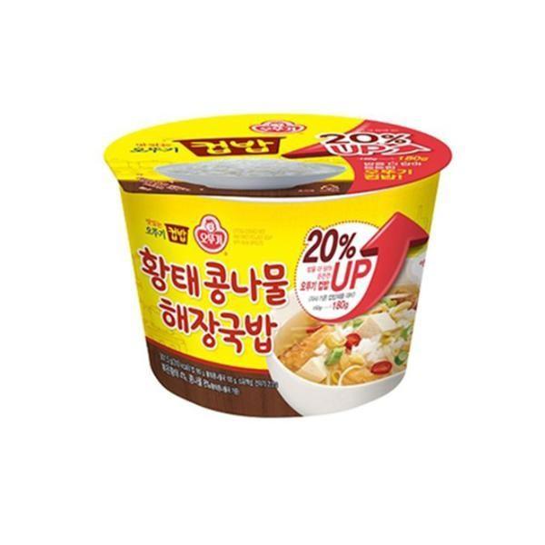 오뚜기 컵밥 황태콩나물해장국밥 301.5g 12개입 1박스