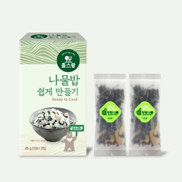 밥지을때 바로넣는 유기농 곤드레어수리곰취나물 12인분(15g 6봉)