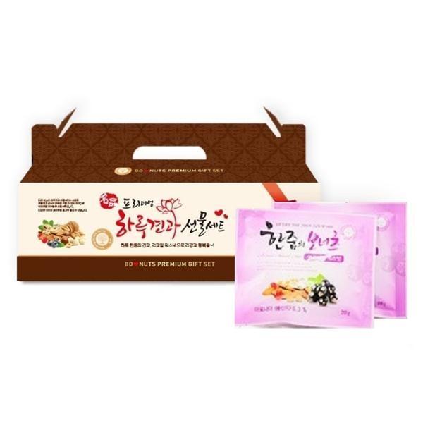 보너츠 믹스넛 50봉(25봉 2박스) 견과류 견과 호두 아몬드 꿀땅콩 크랜베리 한줌견과