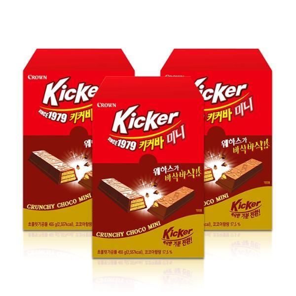 크라운 키커바 미니 455g (7g 65개입) 3개