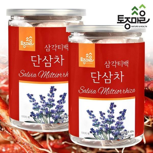 토종마을국산 단삼차 30티백 2통