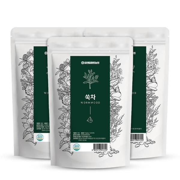국산 쑥차 1g 50개입 3봉