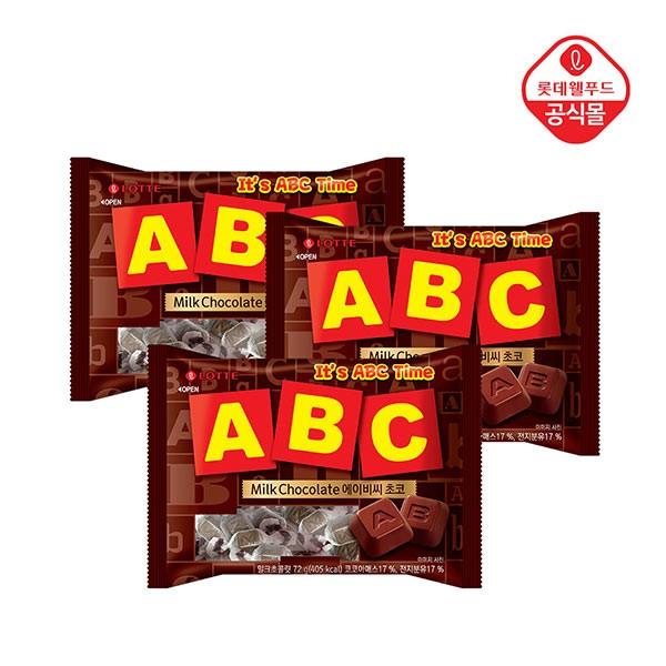 ABC 초콜릿 72g 10개