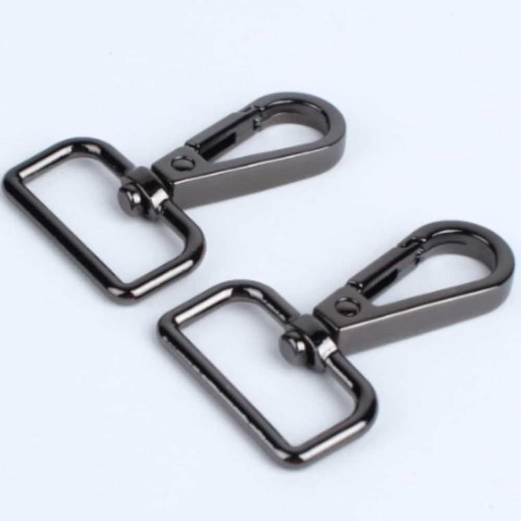 D링 고리 흑니켈 25mm 2P 가방재료 가방부속품 가방D링