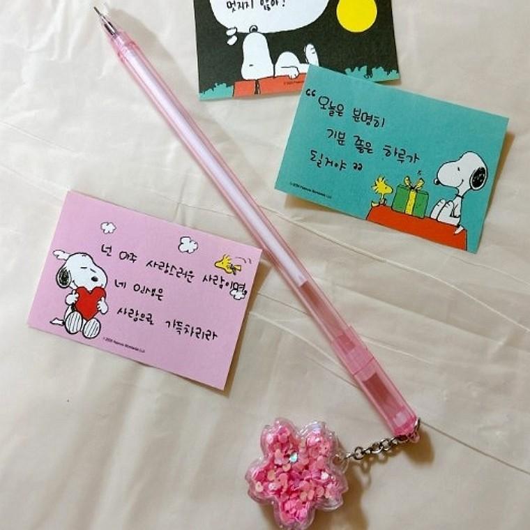 봄 축제 사쿠라 벚꽃 플라워 꽃볼펜