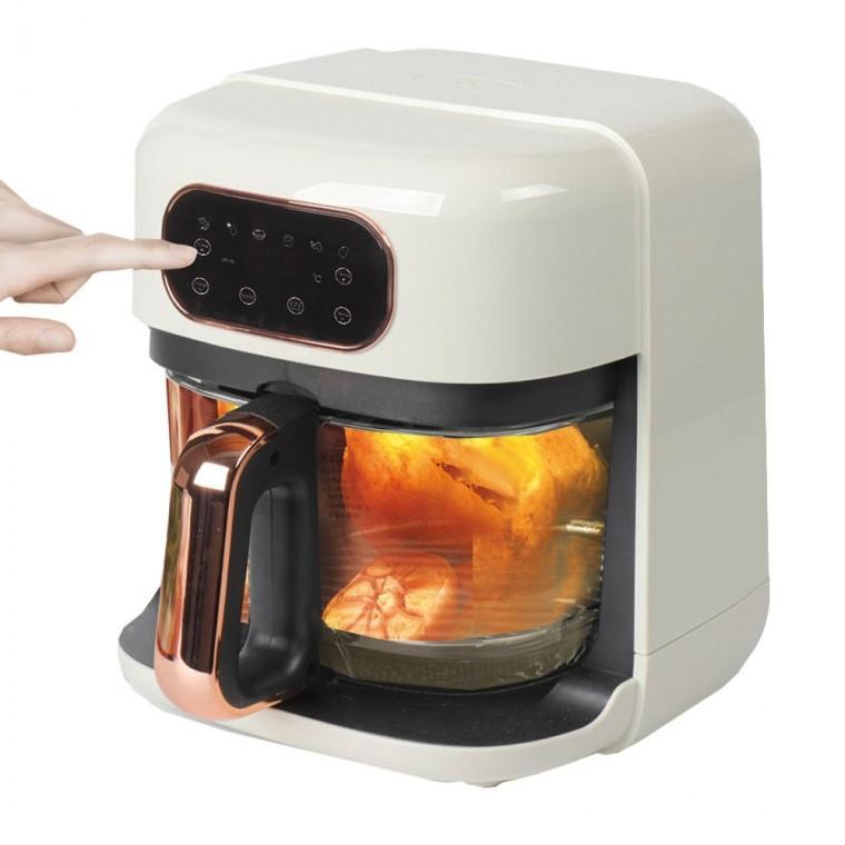 글라스 에어프라이어 코멜리5500 내열강화 유리용기