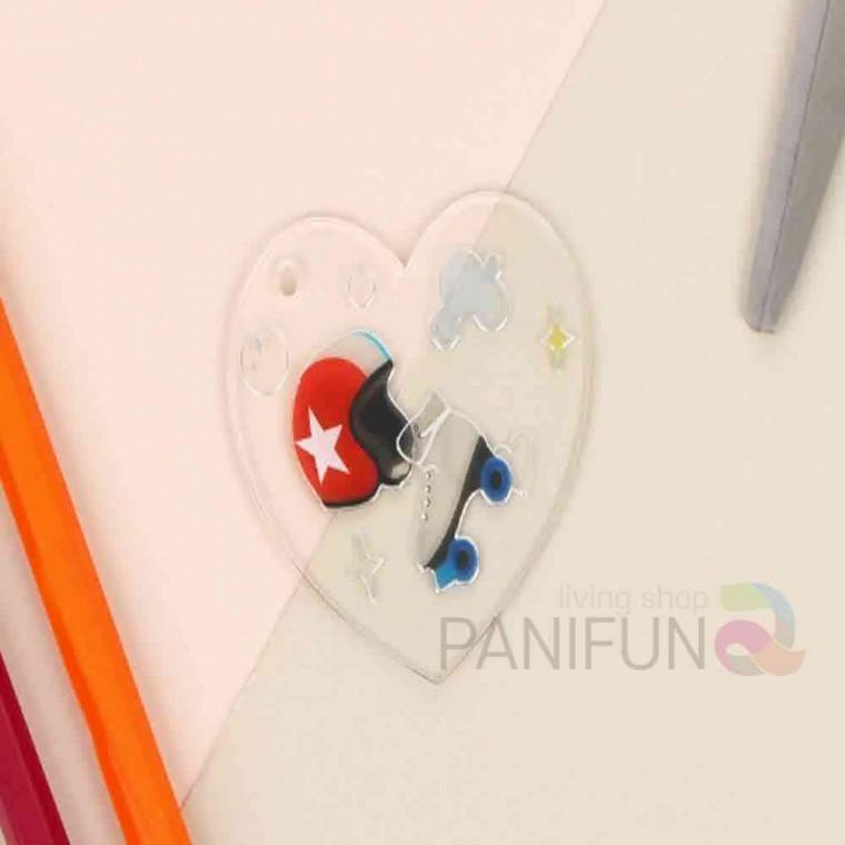 아크릴 투명 키링 하트 하트키링고리 DIY키링만들기 아크릴키링만들기 가방키링 하트키링부자재 diy키링만