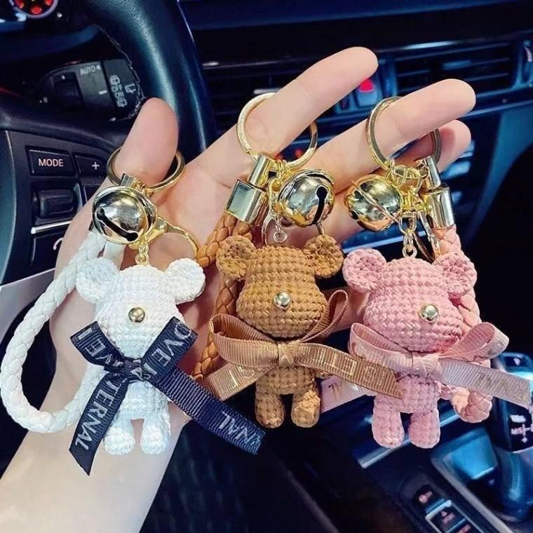 [사러왕]컬러 곰돌이 키링 곰키링 차키링 자동차 키홀더 열쇠고리 인형 가방장식 백참 에어팟 악세사리