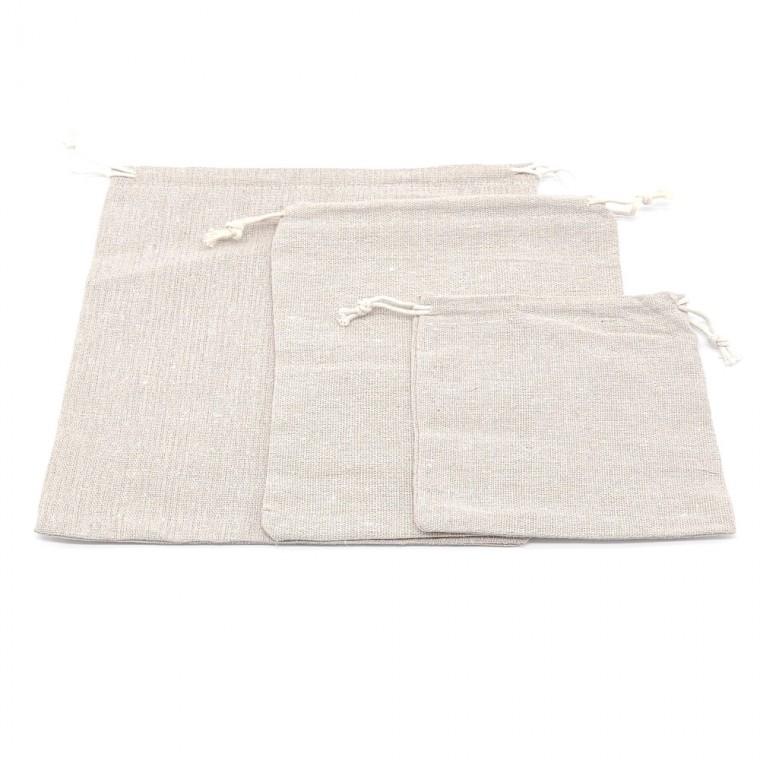 린넨 광목천 파우치 20X25 주머니