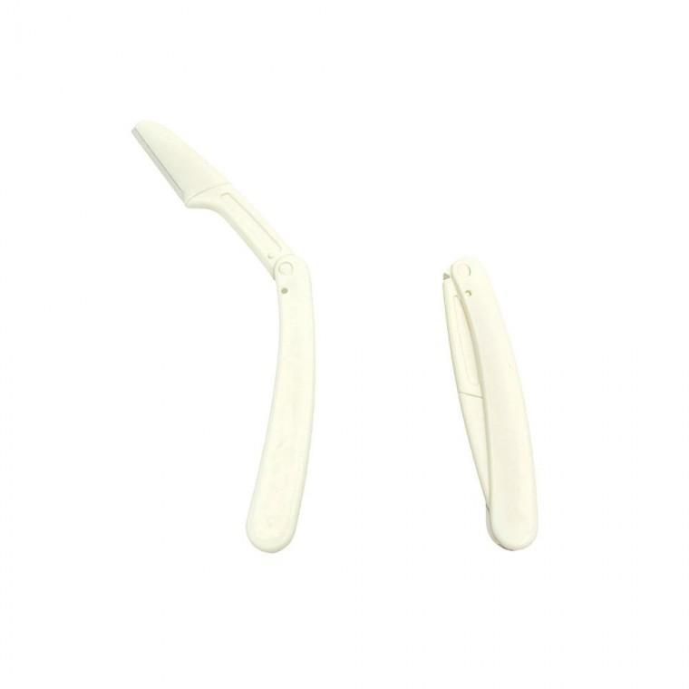 휴대용 접이식 눈썹칼 다리털 제거 도구 미용칼 가방 휴대 수염관리 정리 키트