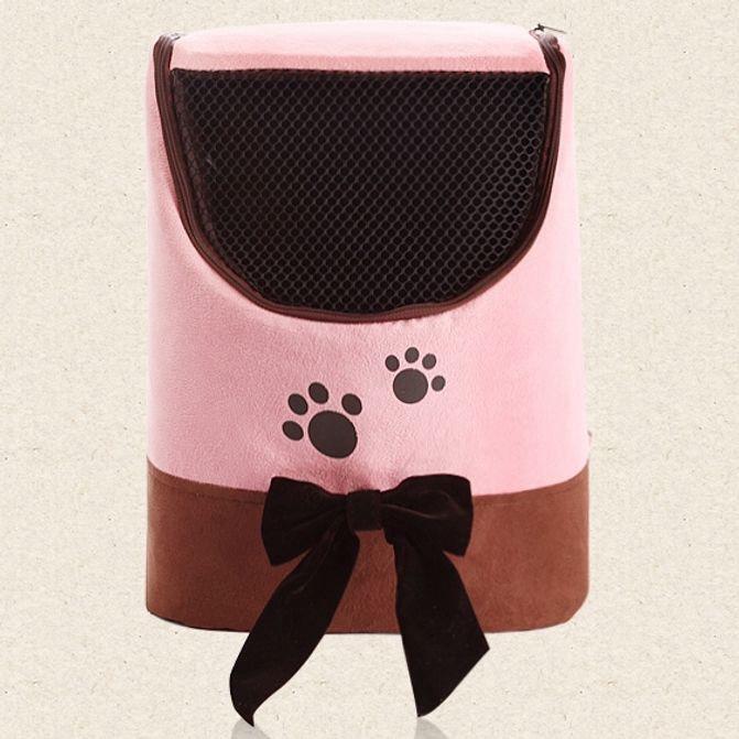 강아지 이동 가방 백팩 핑크 애견 고양이 케리어