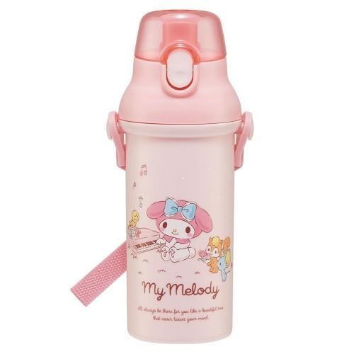 마이멜로디 뮤직 원터치 어깨끈물병 480ml 항균+ 물통