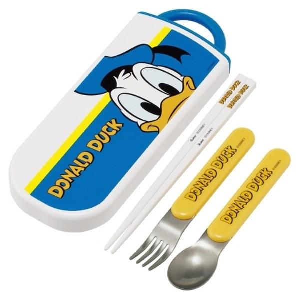 미키마우스 도날드덕 트리오세트 숟가락.포크.젓가락