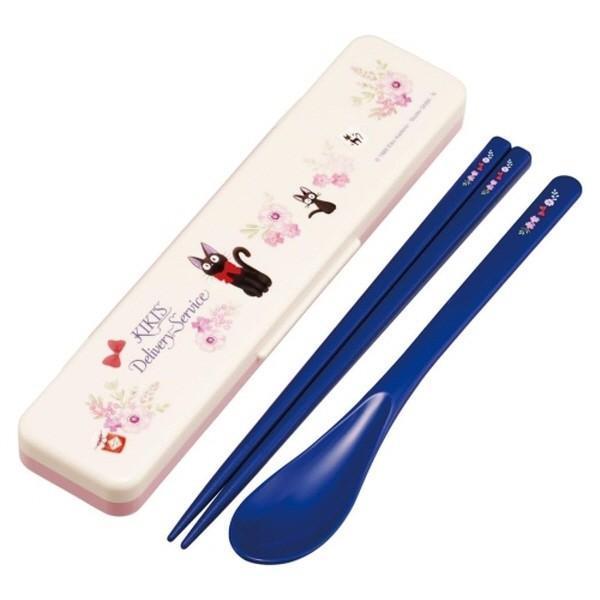 마녀배달부 키키 소음방지 젓가락수저 콤비세트 18cm