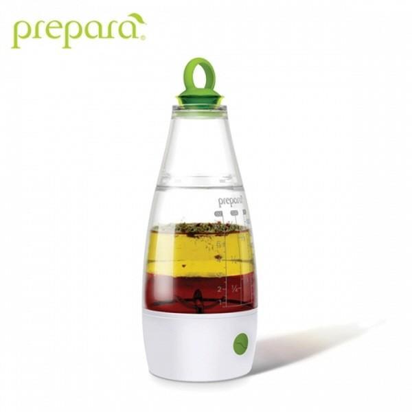 프리파라 드레싱믹서 180ml 소스통 양념보관용기 전동쉐이커