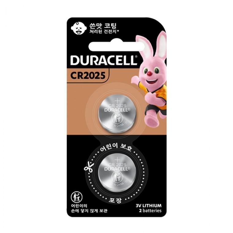 건전지 코인셀 CR2025 2입 코인전지 리튬건전지 배터리 스마트키 자동차 리모콘