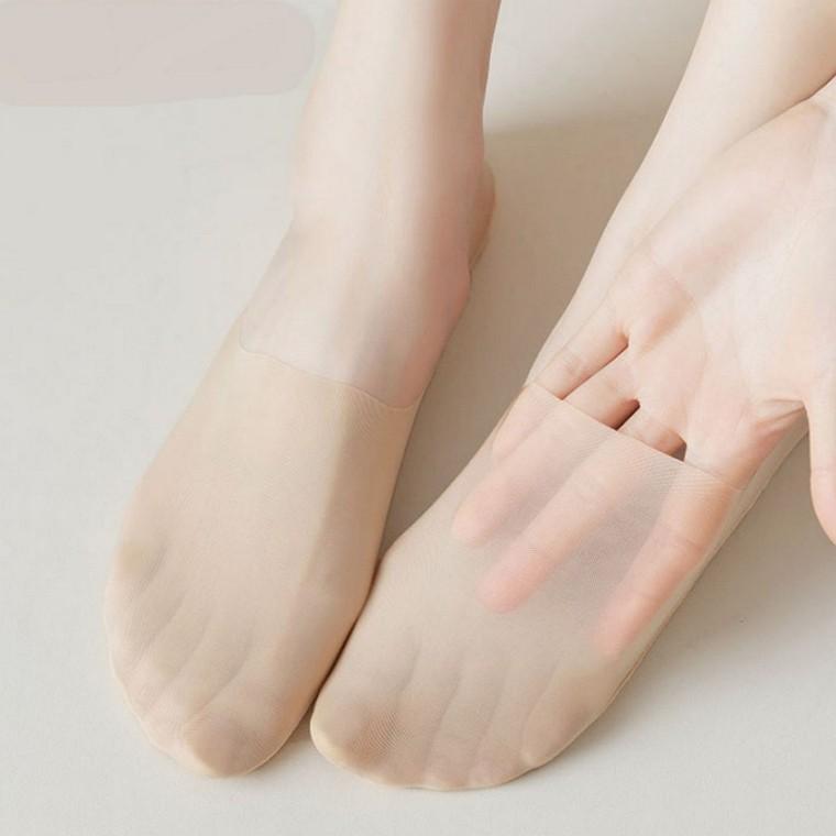 3컬러 쿨 아이스 실크 덧신 여름 여성 양말