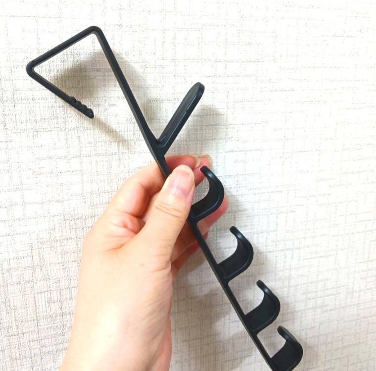 휴대용 5단 도어 후크 소품걸이 옷 가방 여행