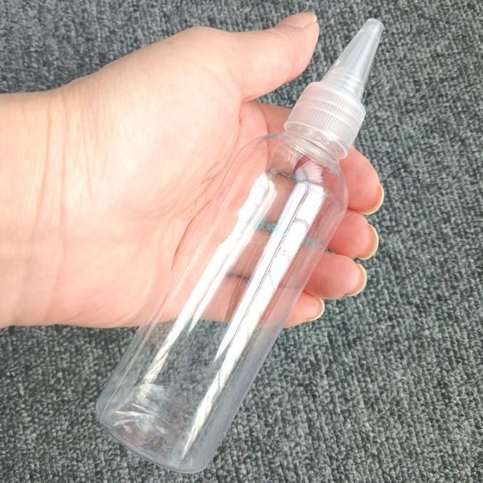 화장품 100ml 뾰족 공병 이중뚜껑