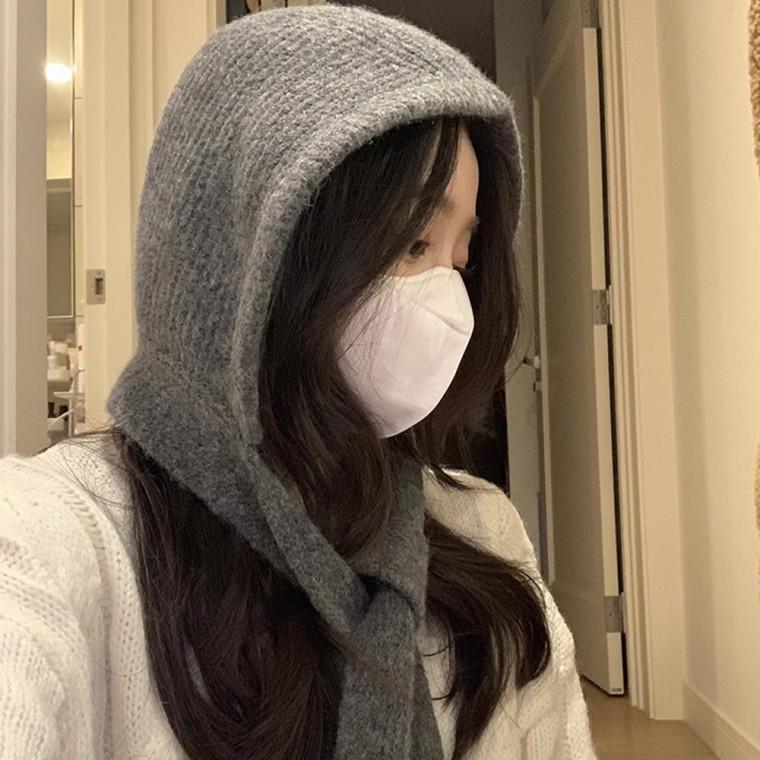 여성 끈달린모자 보닛햇 바라클라바