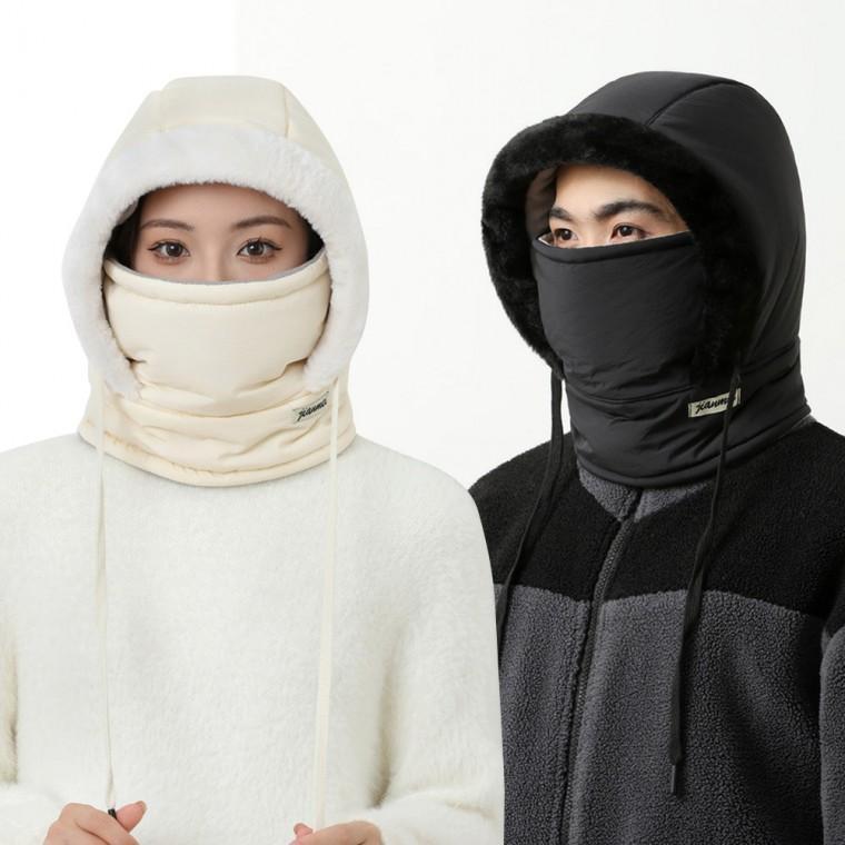 올인원 바라클라바 패딩 후드 겨울 마스크
