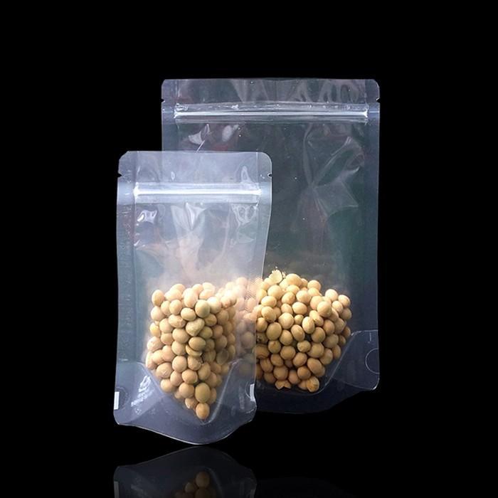 투명 PET 지퍼스탠드 봉투 15X22cm 밑4cm 100매