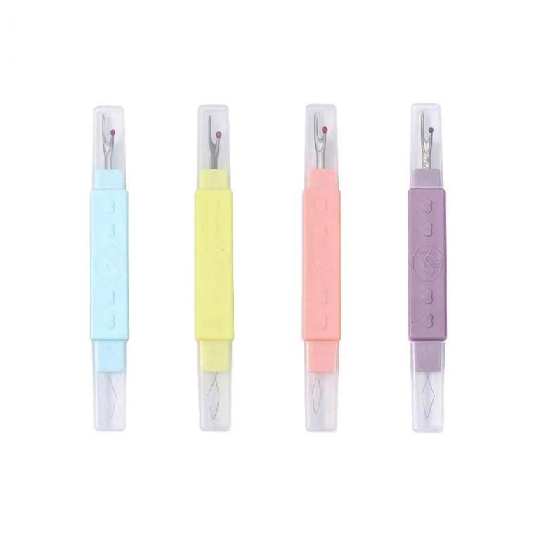 라쿠파스 2in1 실뜯개 바늘귀 꿰기 실밥 제거기 스티치 실꿰기 라벨텍 실