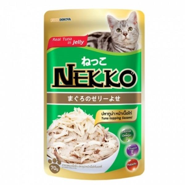 네코 참치토핑 사사미 파우치 70g 박스JS12개입