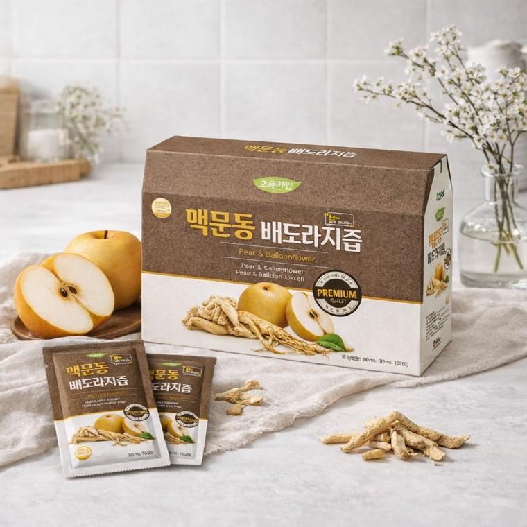 국내산 맥문동 배도라지즙 80ml 21포