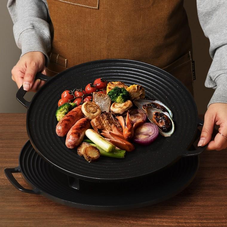 캠핑용품 그리들팬 삽겹살 고기불판 가방세트 32cm 35cm
